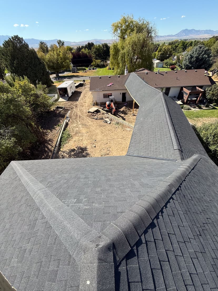 Roof repair project